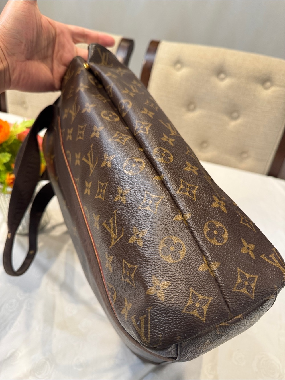 Authentic Louis Vuitton Monogram Canvas Cabas Beaubourg Tote Bag - Picture 6 of 14